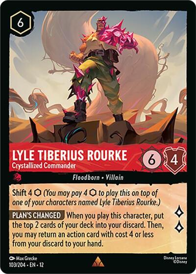 Lyle Tiberius Rourke, Crystallized Commander (0103)