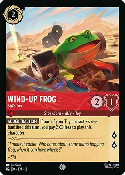 Wind-Up Frog, Sid's Toy (0112) - Cold Foil
