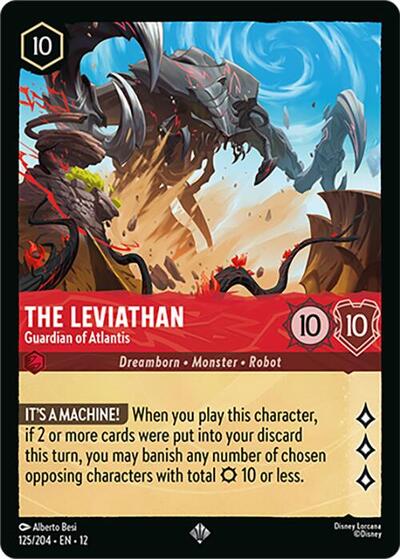 The Leviathan, Guardian of Atlantis (0125) - Cold Foil