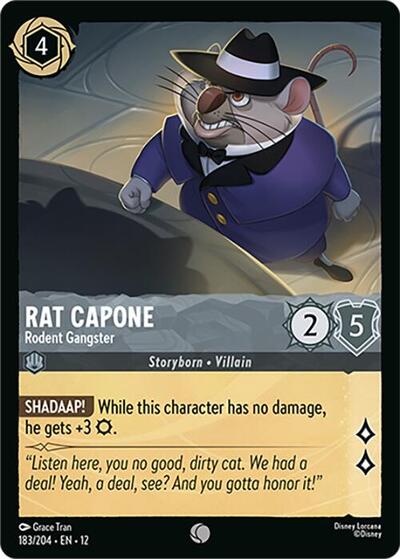 Rat Capone, Rodent Gangster (0183) - Cold Foil