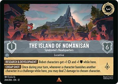 The Island of Nomanisan, Syndrome's Headquarters (0204) - Cold Foil
