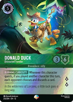 Donald Duck, Distracted Traveler (0212) - Rainbow Foil