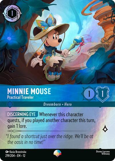 Minnie Mouse, Practical Traveler (0219) - Rainbow Foil