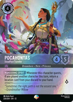Pocahontas, Steadfast Traveler (0220) - Rainbow Foil