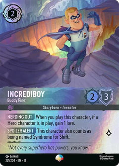Incrediboy, Buddy Pine (0221) - Rainbow Foil