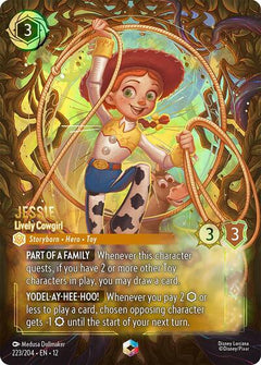 Jessie, Lively Cowgirl (0223) - Satin Holographic Foil
