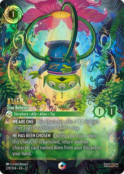 Alien, True Believer (0229) - Satin Holographic Foil
