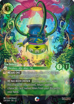 Alien, True Believer (0229) - Satin Holographic Foil