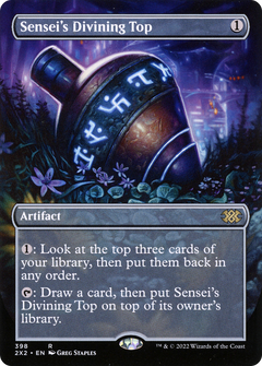 Sensei's Divining Top (398) (Borderless) - Foil