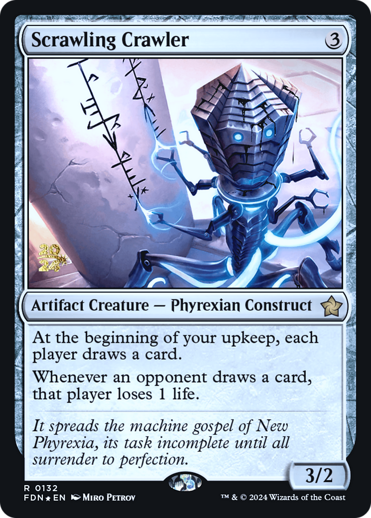 Scrawling Crawler (0132) (Prerelease) - Foil