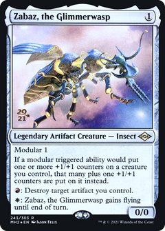Zabaz, the Glimmerwasp (243) (Prerelease) - Foil