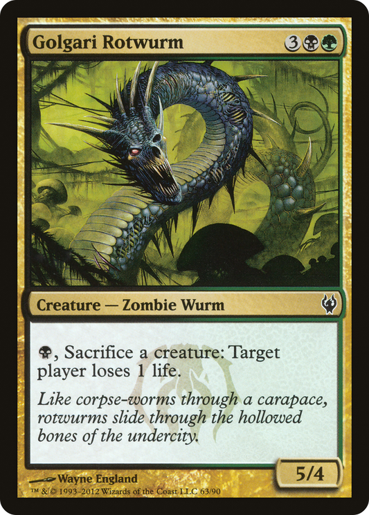 Golgari Rotwurm