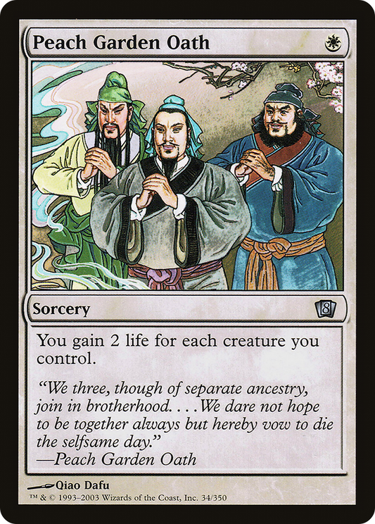 Peach Garden Oath - Foil