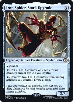 Iron Spider, Stark Upgrade (0166) (Prerelease) - Foil pspm