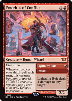 Emeritus of Conflict // Lightning Bolt (0113) (Promo Pack) (PSOS)