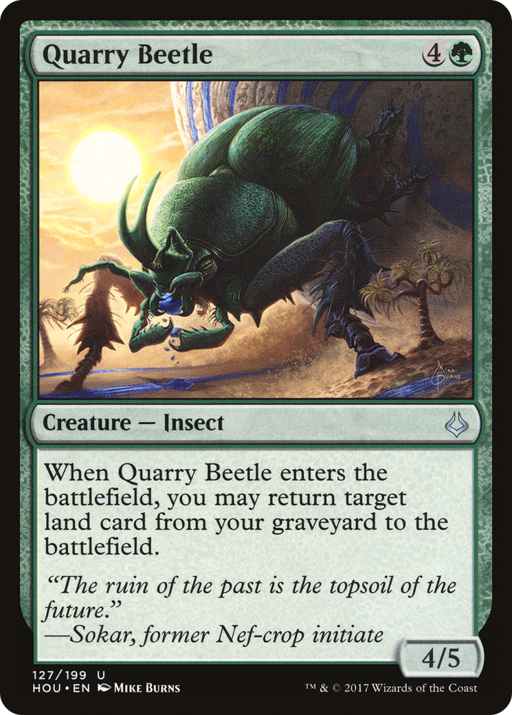 Quarry Beetle - Foil