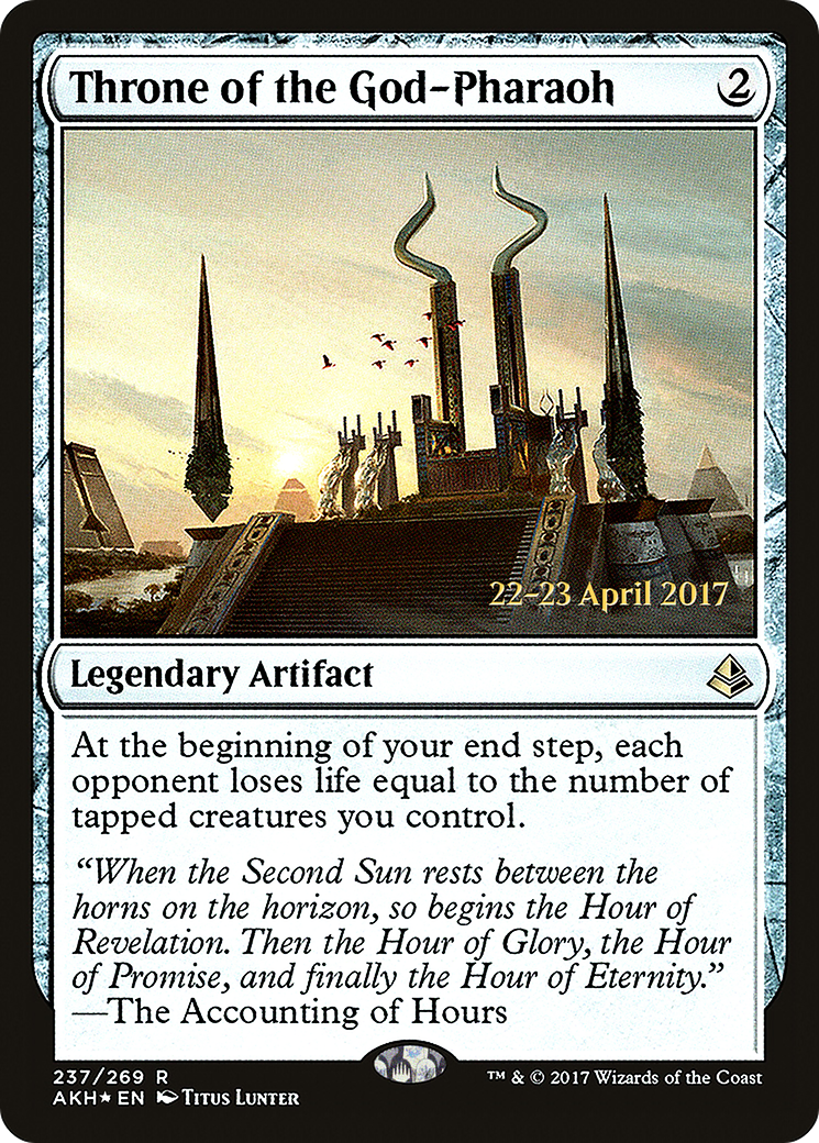 Throne of the God-Pharaoh (237) (Prerelease) - Foil