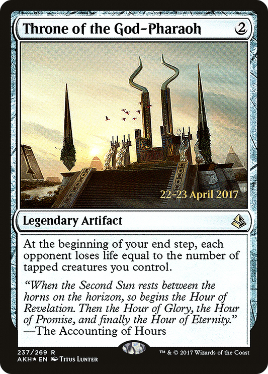 Throne of the God-Pharaoh (237) (Prerelease) - Foil