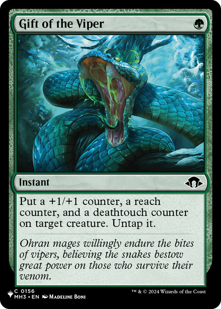 Gift of the Viper (MH3-156) (PLST)