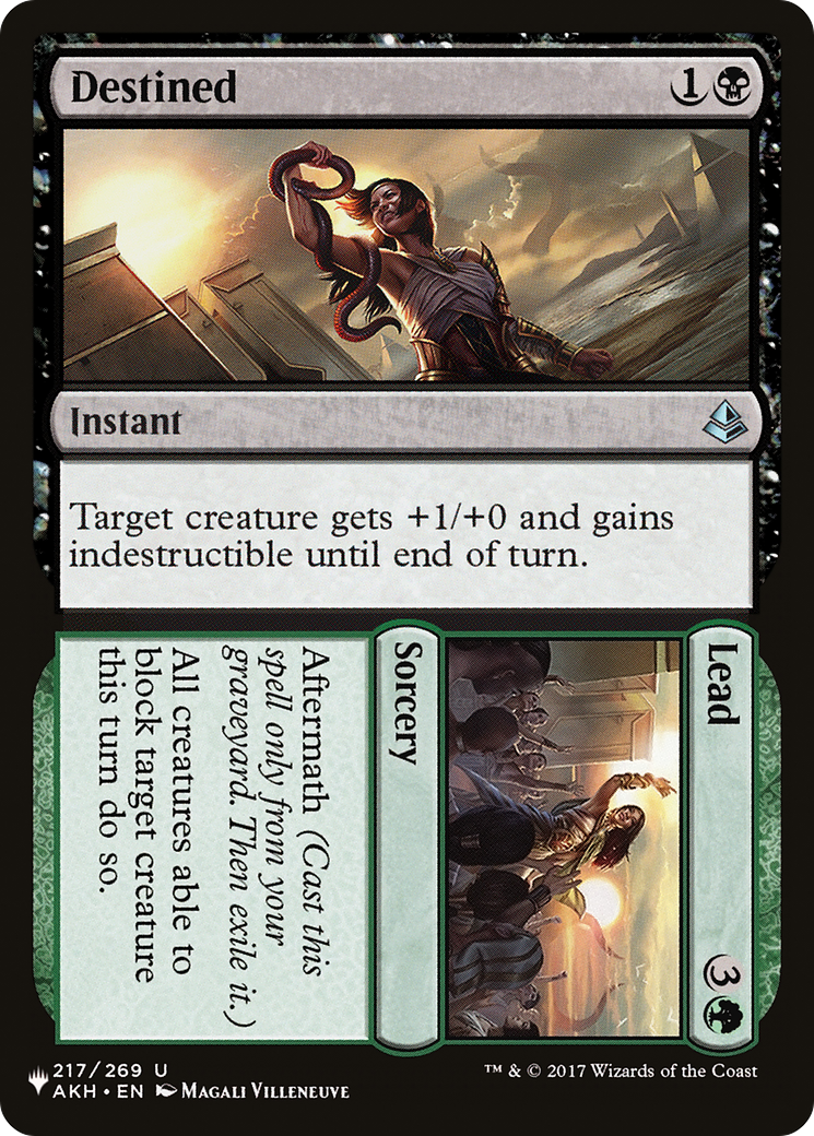 Destined // Lead (AKH-217) (PLST)