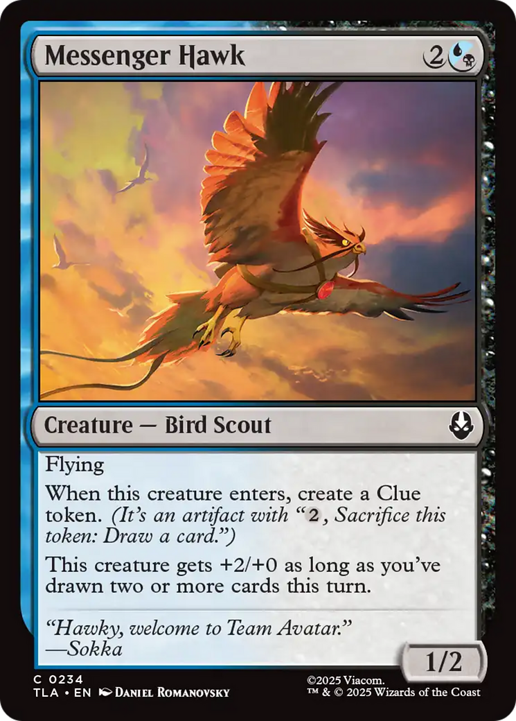 Messenger Hawk - Foil tla
