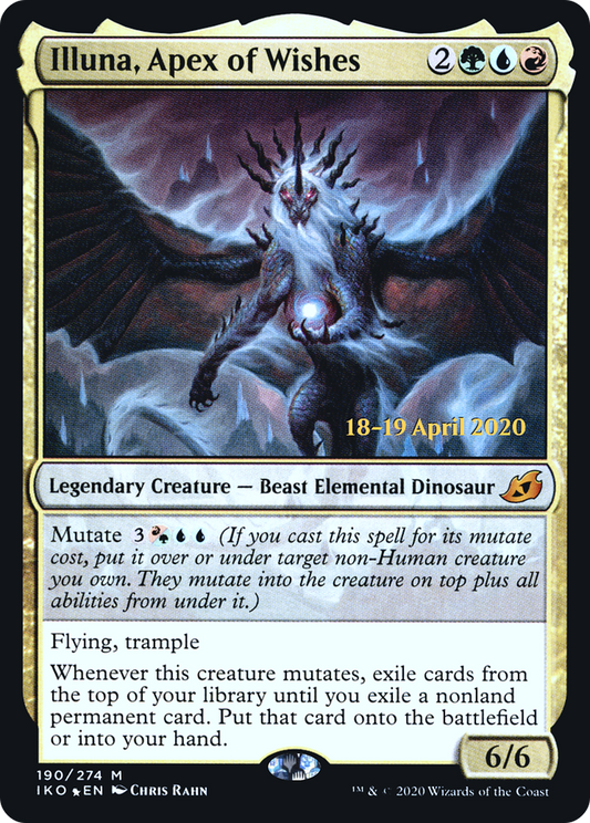 Illuna, Apex of Wishes (190) (Prerelease) - Foil