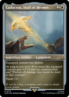 Caduceus, Staff of Hermes (0173) - Foil Etched