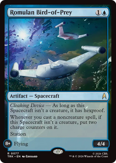 Romulan Bird-of-Prey (TRK) - Foil