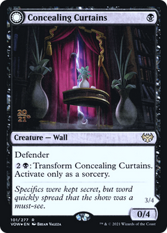 Concealing Curtains // Revealing Eye (101) (Prerelease) (PVOW) - Foil