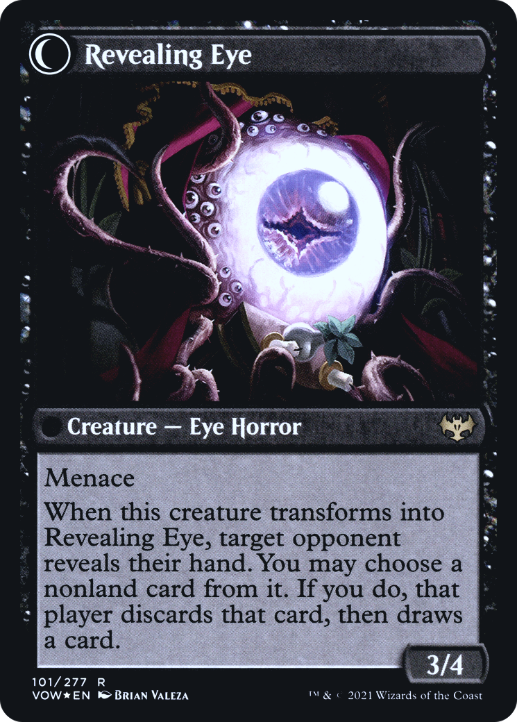 Concealing Curtains // Revealing Eye (101) (Prerelease) (PVOW) - Foil