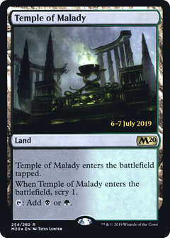 Temple of Malady (254) (Prerelease) - Foil