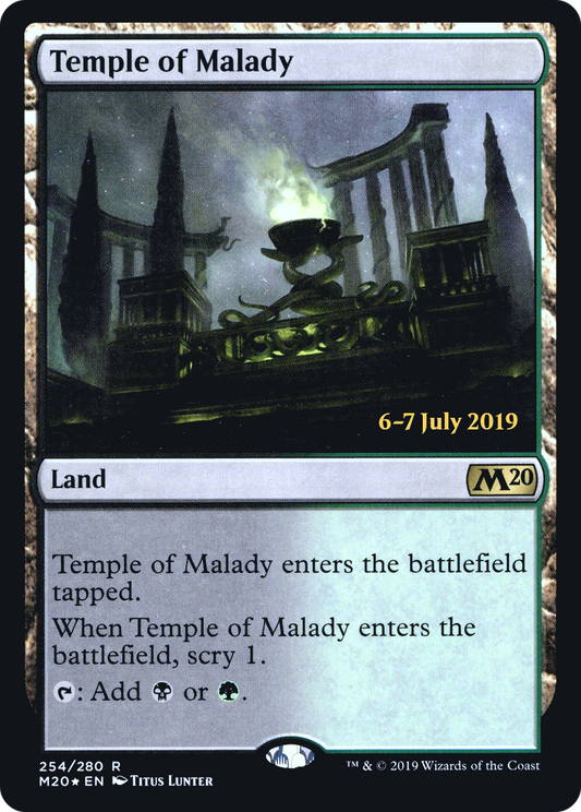 Temple of Malady (254) (Prerelease) - Foil