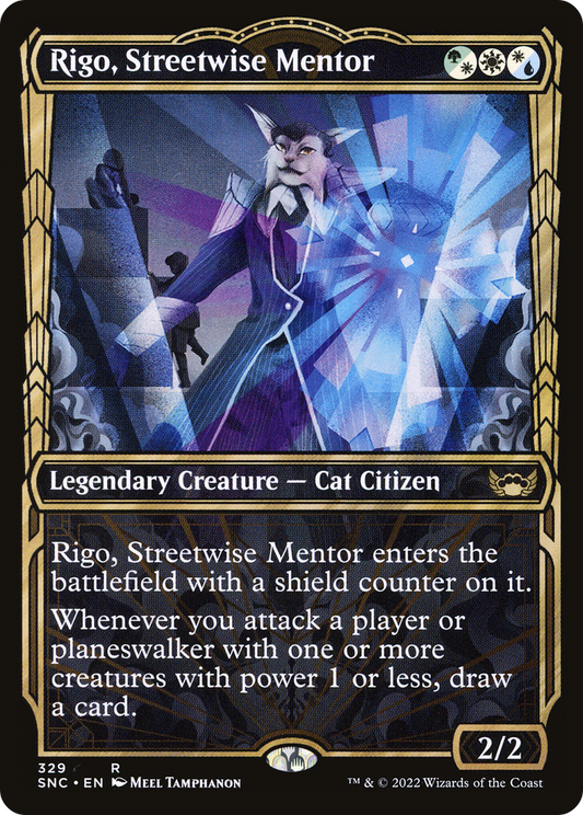 Rigo, Streetwise Mentor (329) (Showcase) - Foil