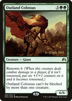 Outland Colossus (193) (Prerelease) - Foil