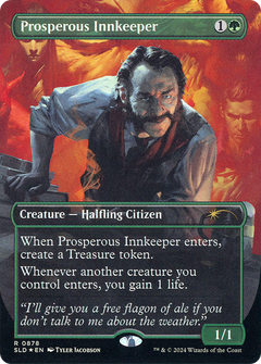 Prosperous Innkeeper (0878) (Borderless) - Rainbow Foil