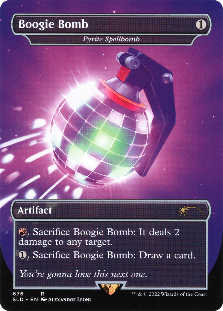 Boogie Bomb [Pyrite Spellbomb] (676) (Borderless)