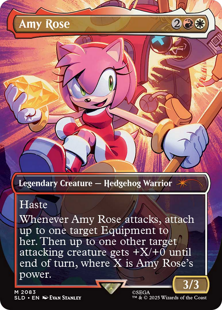 Amy Rose (2083) (Borderless) - Foil