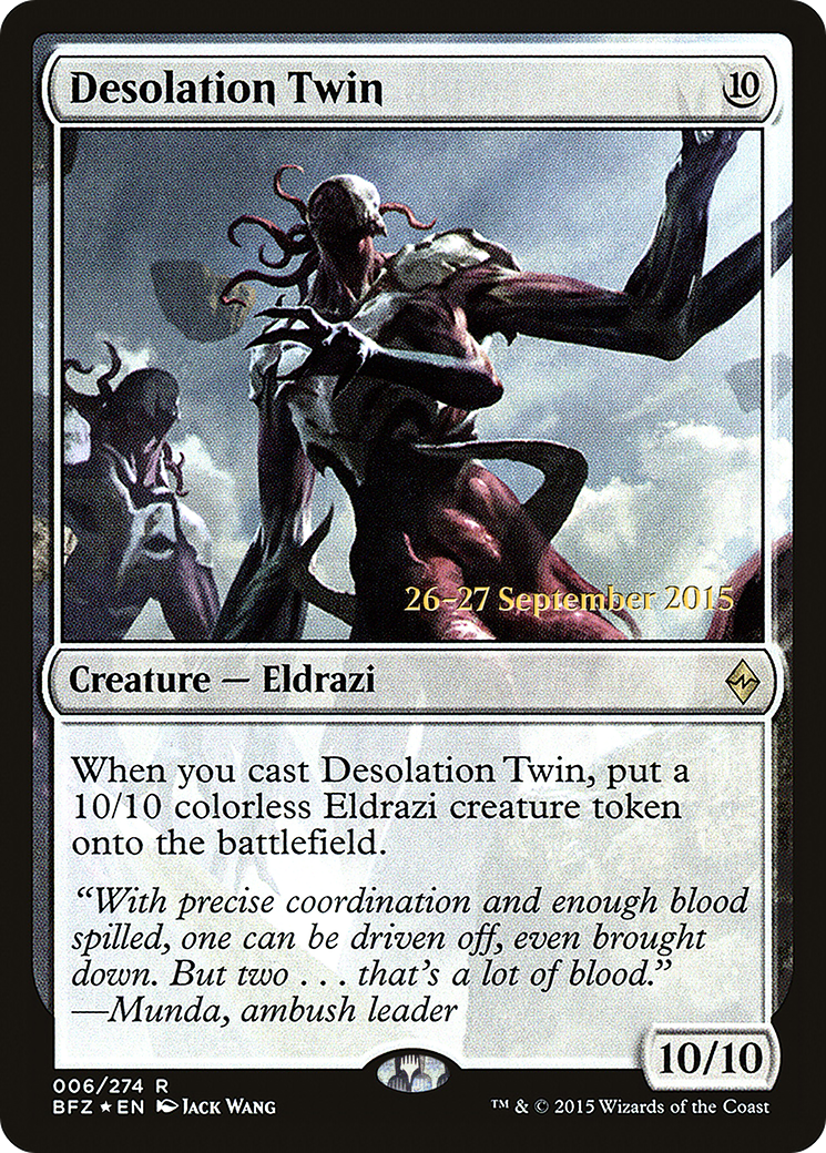 Desolation Twin (004) (Prerelease) - Foil