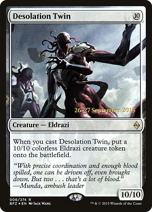 Desolation Twin (004) (Prerelease) - Foil