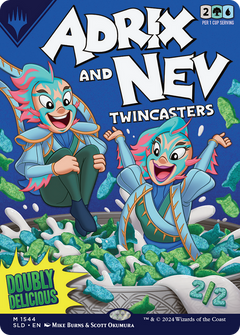Adrix and Nev, Twincasters (1544) (Reversible) (Showcase) (SLD) - Foil