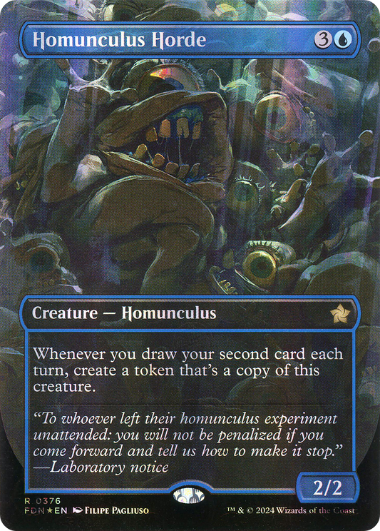 Homunculus Horde (0376) (Borderless) - Mana Foil