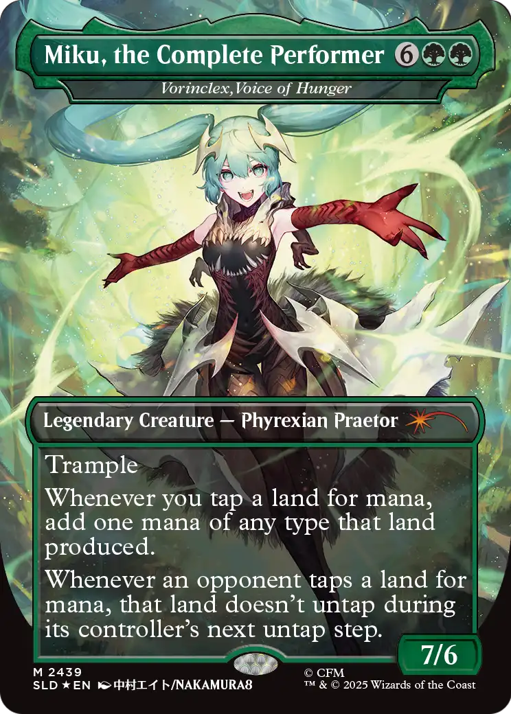 Miku, the Complete Performer [Vorinclex, Voice of Hunger] (2439) (Borderless) (SLD) - Foil