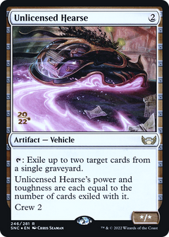 Unlicensed Hearse (246) (Prerelease) (PSNC) - Foil
