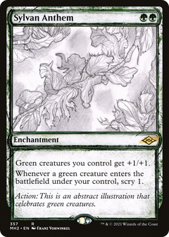 Sylvan Anthem (357) (Showcase) - Foil