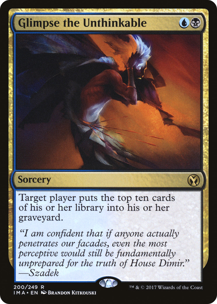 Glimpse the Unthinkable - Foil