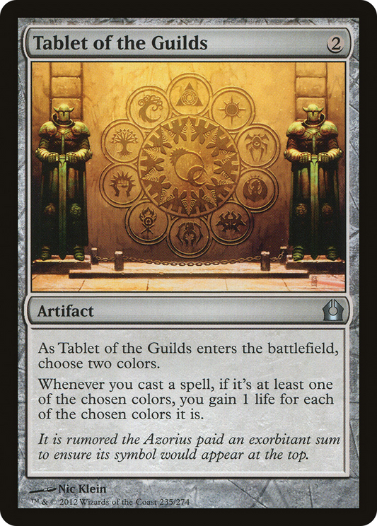 Tablet of the Guilds - Foil