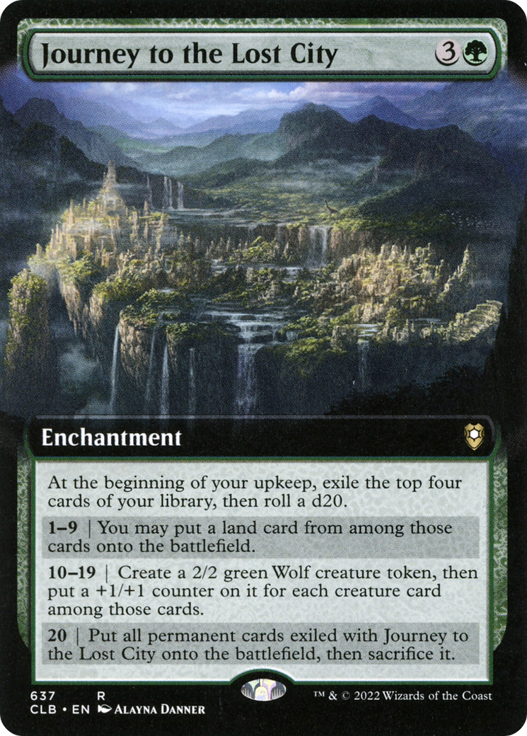 Journey to the Lost City (637) (Extended Art)
