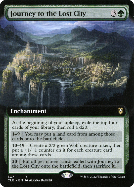 Journey to the Lost City (637) (Extended Art)