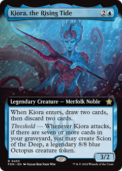 Kiora, the Rising Tide (0455) (Extended Art)