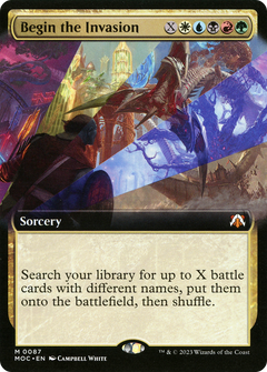 Begin the Invasion (0087) (Extended Art) - Foil